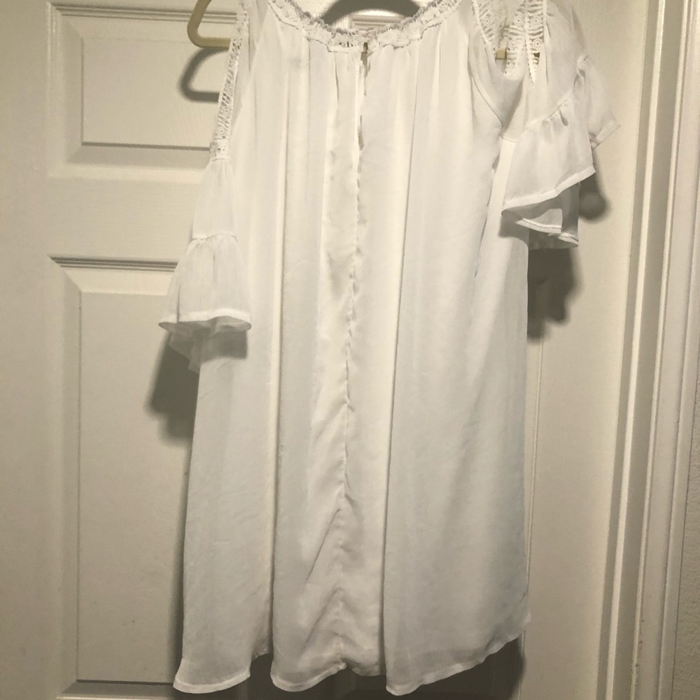 White tunic dress